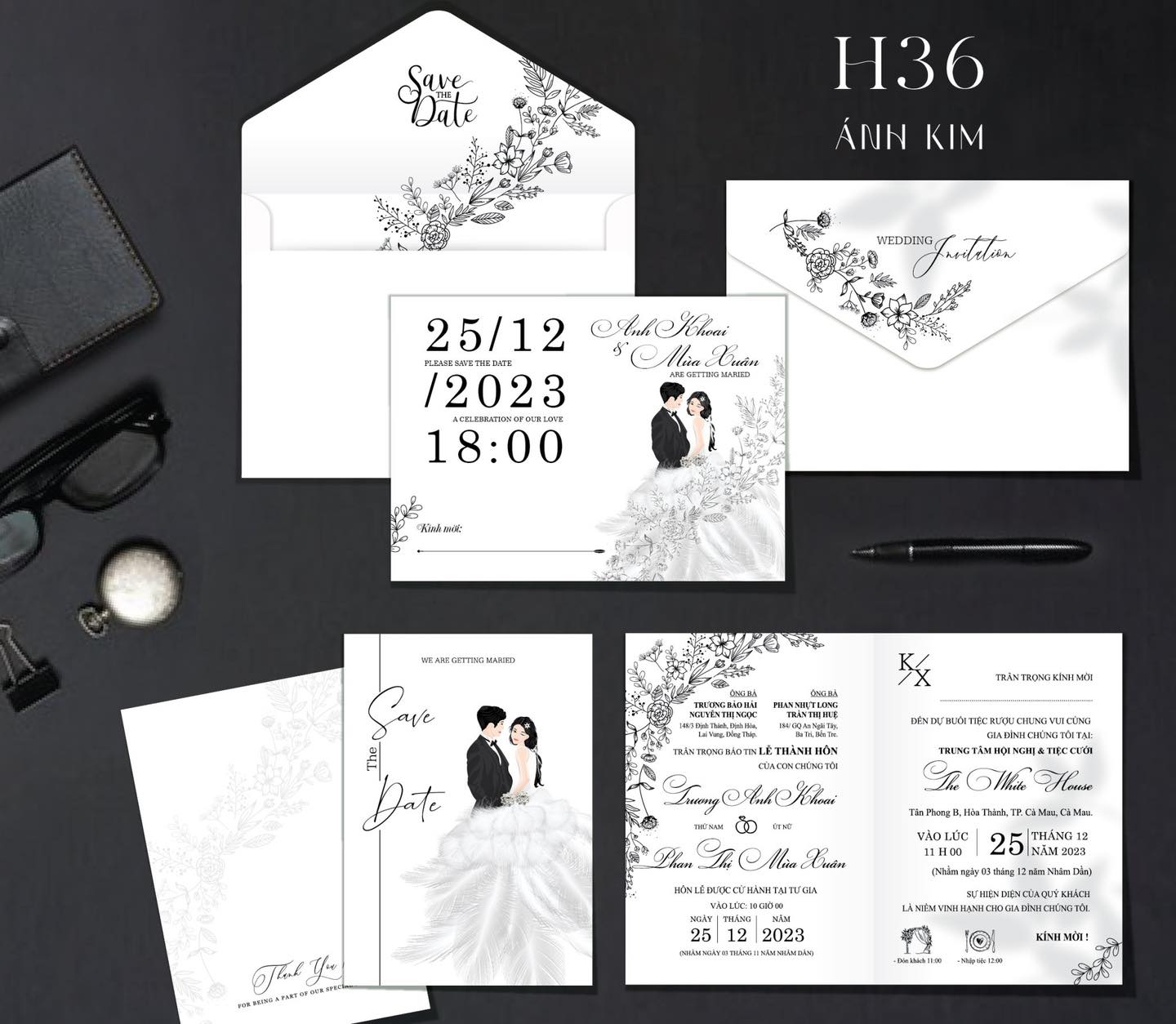 in thiep cuoi dep dong xoai