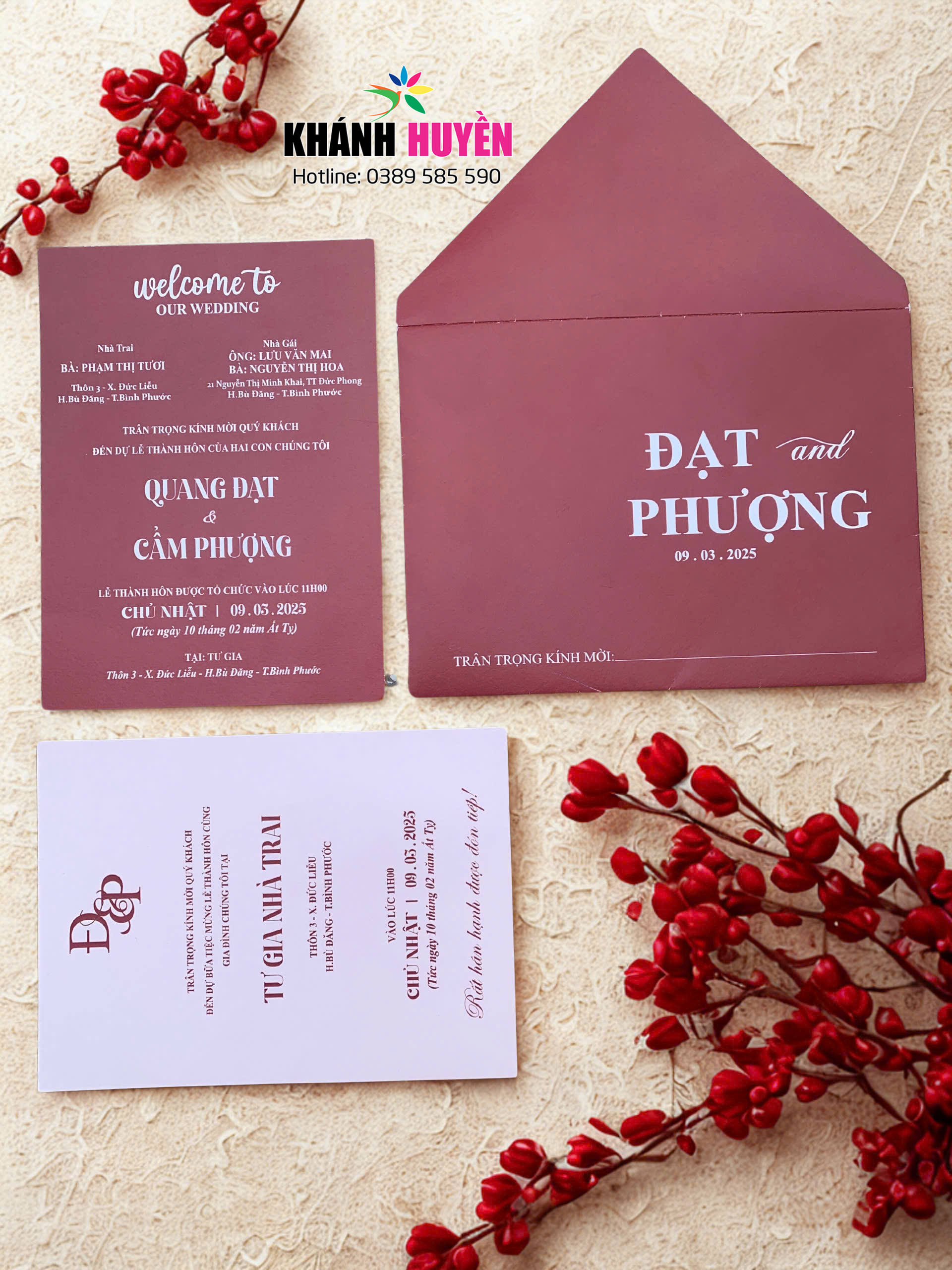 in thiep cuoi dep dong xoai