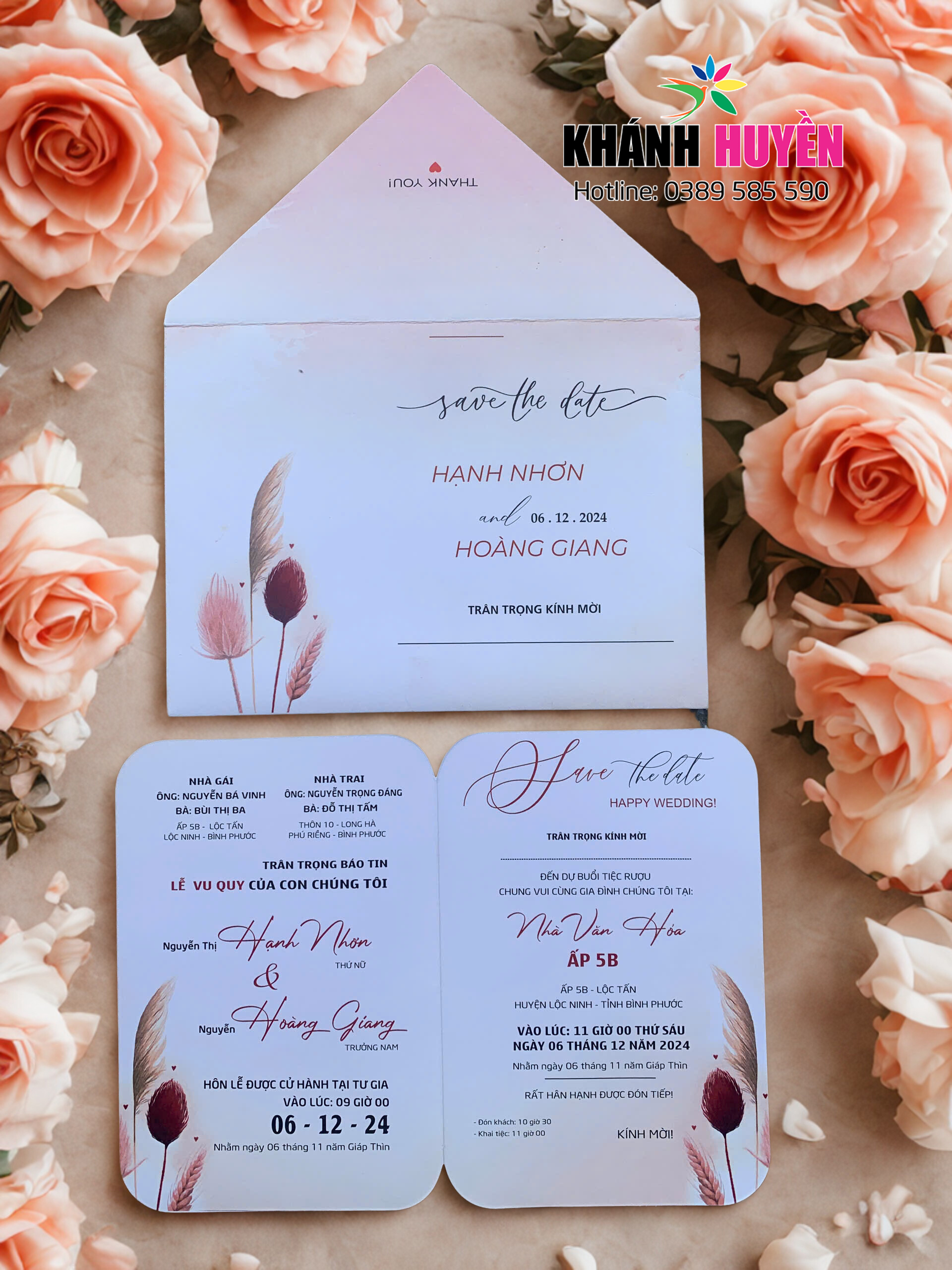 in thiep cuoi dep dong xoai